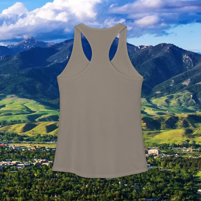 Bozeman Saturdays Racerback Tank, Women's Workout Top, Casual Summer Top, Gift for College Students