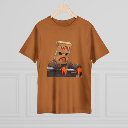 Why Bag Head T-Shirt — Funny Sad Paper Bag Face Tee
