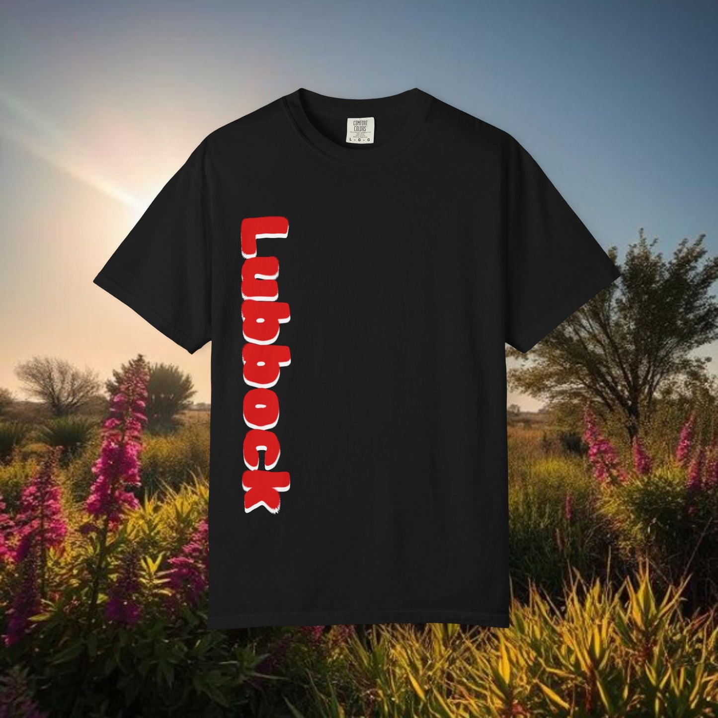 Lubbock Themed Unisex T-Shirt, Casual Wear, Game Day Gear, College Lifestyle, Gifts for Fans, Summer Apparel