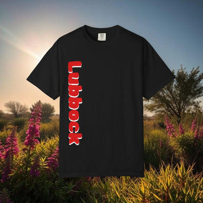 Lubbock Themed Unisex T-Shirt, Casual Wear, Game Day Gear, College Lifestyle, Gifts for Fans, Summer Apparel