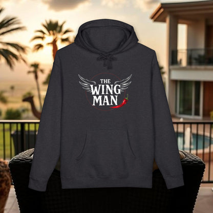 Wingman Hoodie — 'The Wing Man' Graphic Pullover for Friends & Groomsmen